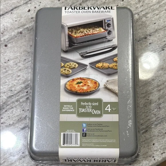 Farberware Gray Non-Stick Bakeware Set for Kitchen - Picture 2 of 4